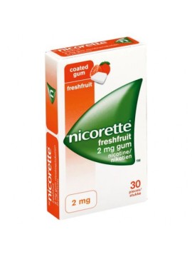NICORETTE GUM 2MG 30 FRESH FRUIT