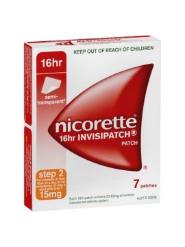 NICORETTE PATCHES INVISIBLE 15MG 7
