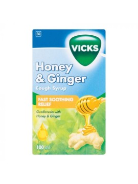 VICKS COUGH SYRUP 100ML HONEY&GINGER