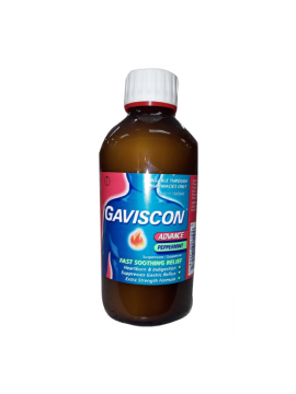 GAVISCON ADVANCE LIQUID PEPPERMINT 500ML