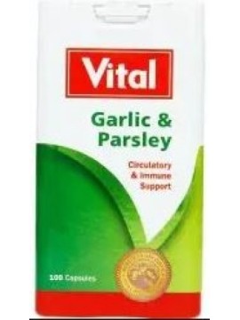 VITAL GARLIC & PARSLEY CAPS 100'S