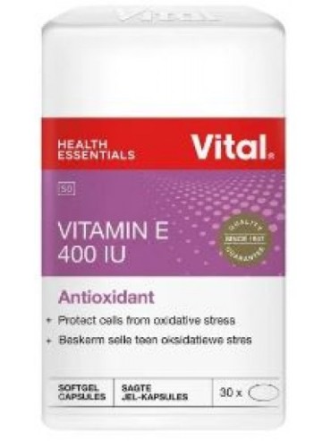 VITAL VIT E 400 IU CAPS 30'S
