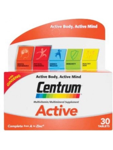 CENTRUM MULTIVITAMIN ACTIVE 30 TAB