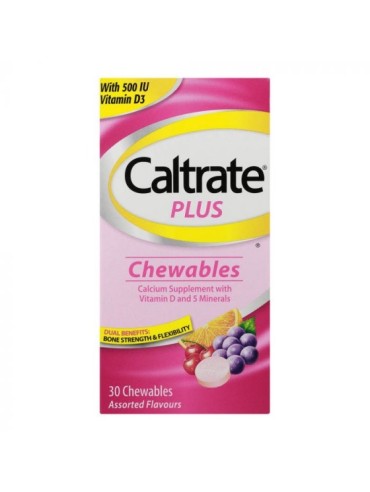 CALTRATE PLUS CHEW 30