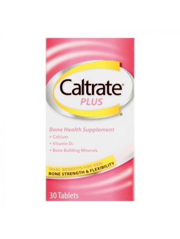CALTRATE PLUS SOLID 30 TAB 500UI + VIT D