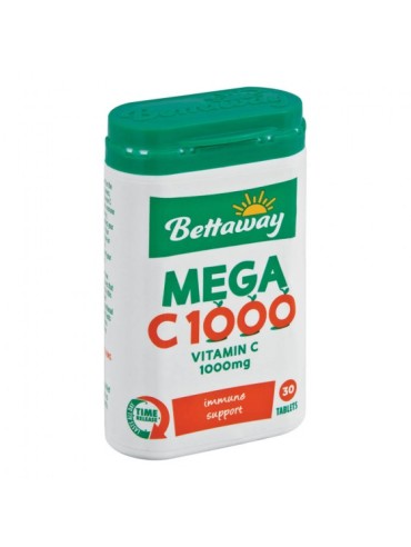BETTAWAY MEGA C 1000MG TAB 30'S