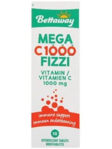 BETTAWAY MEGA C 1000 FIZZI 10 EFF TABS