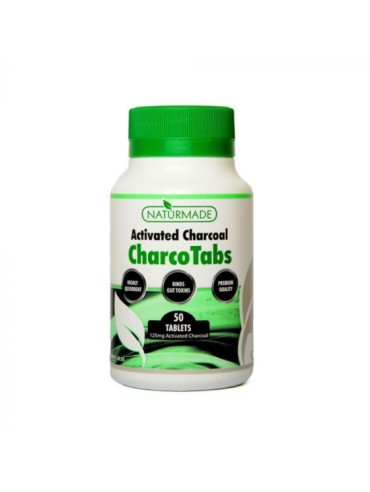 NATURMADE CHARCO 125MG 50'S