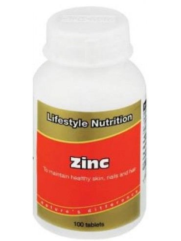 LIFESTYLE ZINC TABS 100'S