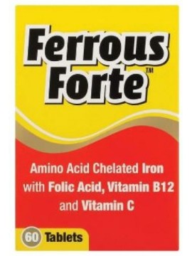FERROUS FORTE CHEL IRON TAB 60