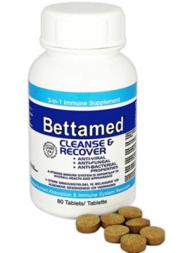 BETTAMED CLEANSE & RECOVER TAB 80