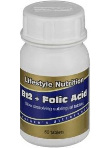 LIFESTYLE B12 + FOLIC ACID 60 TABS