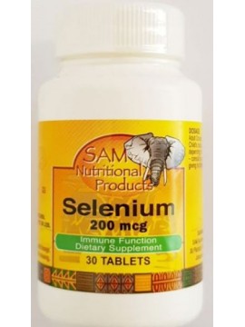 SELENIUM 200MCG TAB 30'S SAM